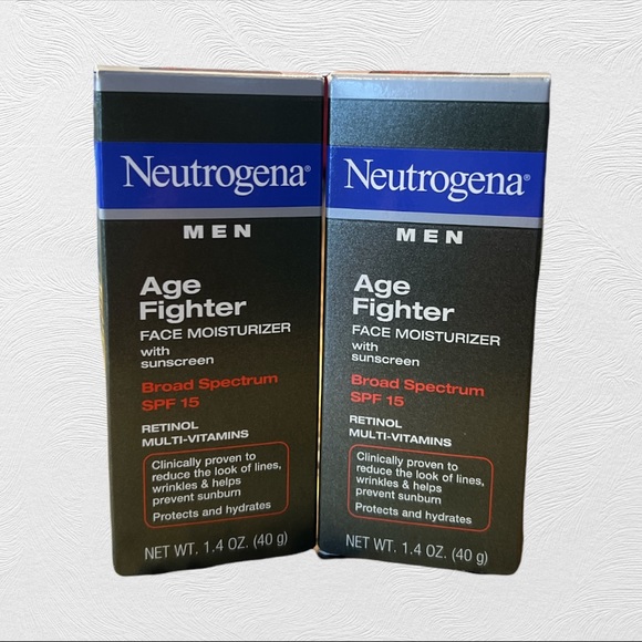 NEW Neutrogena MEN Age Fighter Face Moisturizer w/SPF 15 | Retinol Multivitamins - Picture 6 of 6